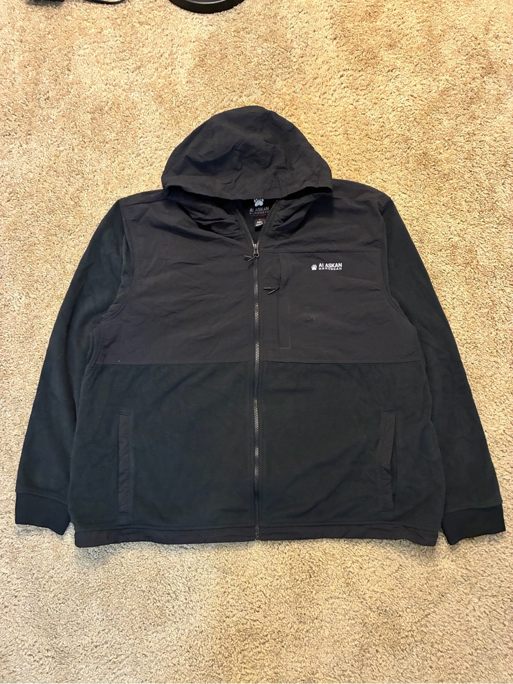 Alaskan Hardgear - AKHG Duluth Trading Co. - Full Zip Fleece Hoodie Jacket - 2XL